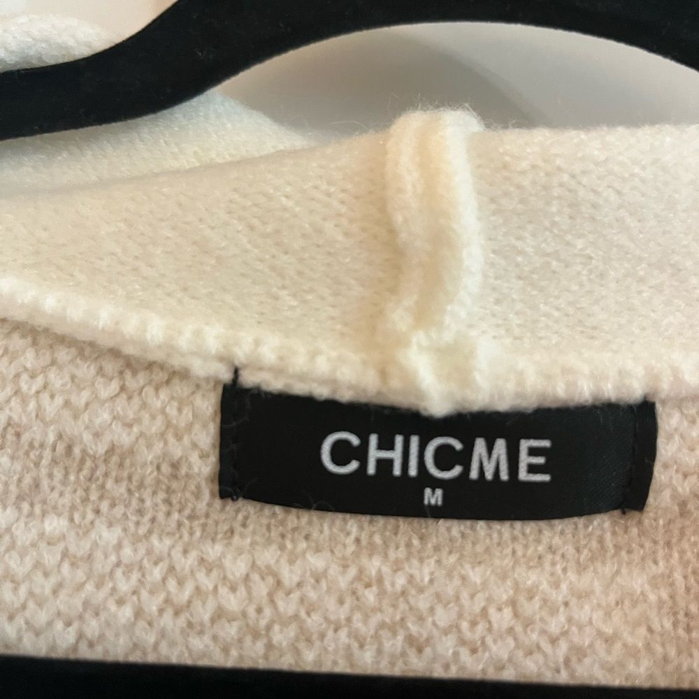 Chicme Cream Hooded Cardigan - Picture 2 of 5